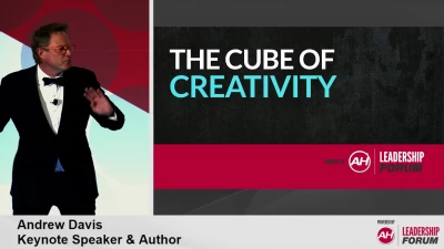 Thumbnail for Keynote: The Cube of Creativity: Why adding constraints sparks innovation, action & builds business