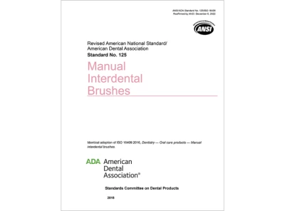 ANSI/ADA Standard No. 125 Manual Interdental Brushes - E-BOOK ...