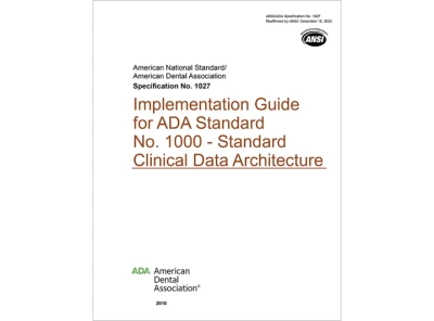 ANSI/ADA Standard No. 1027 Implementation Guide for ADA Standard No ...