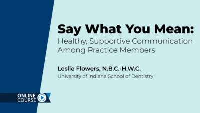 Thumbnail for Say What You Mean: Healthy, Supportive Communication Among Practice Members