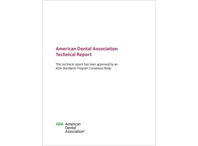 Thumbnail for ADA Technical Report No. 1109 Dentistry – Evaluation of Dental Image Analysis Systems Using Augmented/Artificial Intelligence