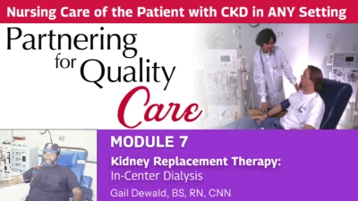 Thumbnail for Kidney Replacement Therapy - Assisted/In-Center Dialysis