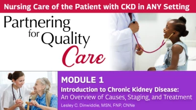 Thumbnail for Introduction to Chronic Kidney Disease: An Overview of Causes, Staging, and Treatment