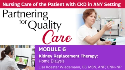 Thumbnail for Kidney Replacement Therapy - Home Dialysis