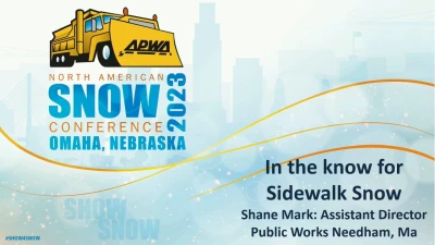 Thumbnail for In the Know for Sidewalk Snow