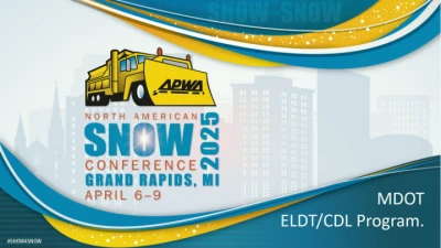 Thumbnail for Michigan Department of Transportation’s New ELDT/CDL Program