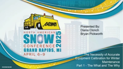 Thumbnail for Accurate Equipment Calibration for Winter Maintenance—Part I
