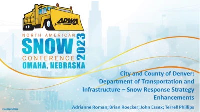 Thumbnail for City and County of Denver: Department of Transportation and Infrastructure – Snow Response Strategy Enhancements