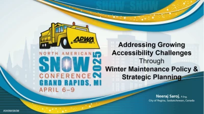 Thumbnail for Winter Maintenance Policy Addressing Growing Accessibility Challenges