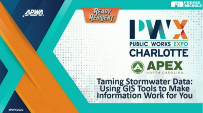 Thumbnail for Taming Stormwater Data: Using GIS Tools to Make Information Work for You