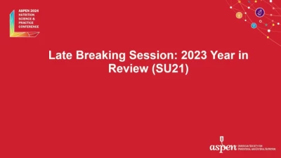 Thumbnail for Late Breaking Session: 2023 Year in Review (SU21)