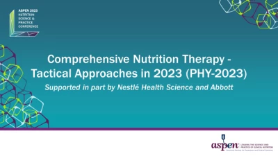 Thumbnail for Comprehensive Nutrition Therapy - Tactical Approaches in 2023 (PHY-2023)