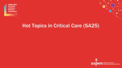 Thumbnail for Hot Topics in Critical Care (SA25)