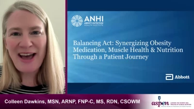 Thumbnail for Virtual Corporate Symposium: Balancing Act: Synergizing Obesity Medication, Muscle Health & Nutrition Through a Patient Journey