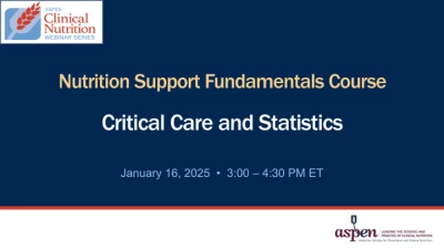 Thumbnail for Critical Care and Statistics