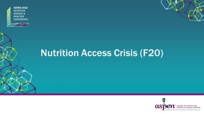 Thumbnail for Nutrition Access Crisis (F20)