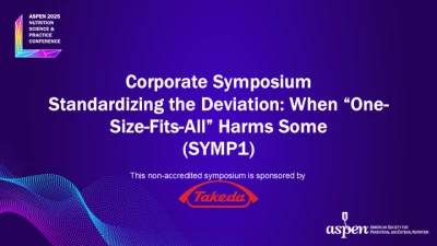 Thumbnail for Corporate Symposium: Standardizing the Deviation: When “One-Size-Fits-All” Harms Some (SYMP1)