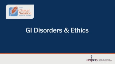 Thumbnail for GI Disorders and Ethics