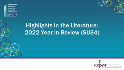 Thumbnail for Highlights in the Literature: 2022 Year in Review (SU34)
