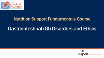 Thumbnail for GI Disorders and Ethics