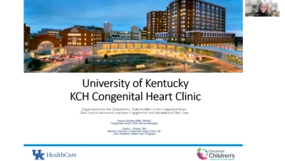 Thumbnail for Organization for the Outpatients: Daily Huddles in the Congenital Heart Clinic Leads to Increased Employee Engagement and Streamlined Clinic Days