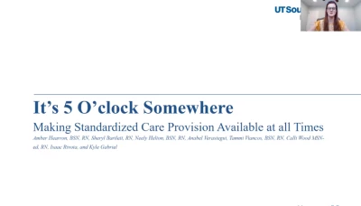 Thumbnail for It's 5 O'Clock Somewhere: Making Standardized Care Provision Available at All Times