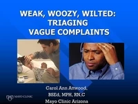 Thumbnail for Electronic Mail Communication: Protecting Privacy and Safety/Weak, Woozy, Wilted: Telephone Triage of Vague Complaints