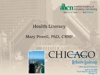 Thumbnail for Health Literacy