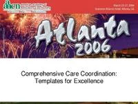 Thumbnail for Comprehensive Care Coordination:  Templates for Excellence