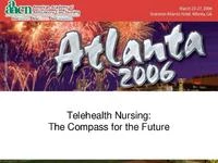 Thumbnail for Telehealth Nursing:  The Compass for the Future