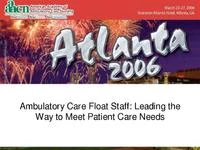 Thumbnail for Ambulatory Care Float Staff: Leading the Way to Meet Patient Care Needs
