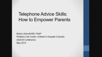 Thumbnail for Telephone Advice Skills: How to Empower Parents