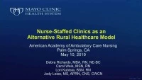 Thumbnail for Nurse-Staffed Clinics as an Alternative Rural Healthcare Model