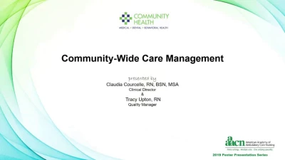 Thumbnail for Community-Wide Care Management
