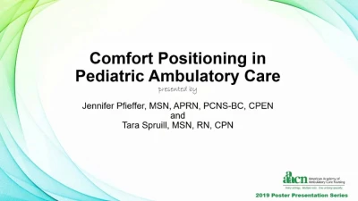 Thumbnail for Comfort Positioning in Pediatric Ambulatory Care 