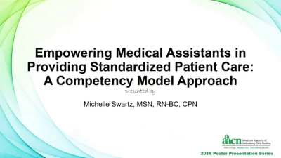 Thumbnail for Empowering Medical Assistants in Providing Standardized Patient Care: A Competency Model Approach