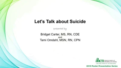 Thumbnail for Let's Talk about Suicide 
