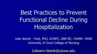 Thumbnail for Best Practices to Prevent Geriatric Decline During Hospitalization