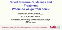 Thumbnail for Blood Pressure Guidelines and Treatment