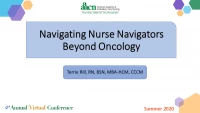 Thumbnail for Navigating Nurse Navigation Programs Beyond Oncology