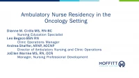 Thumbnail for Ambulatory Care Nurse Residency in Oncology Setting (Rapid Fire)