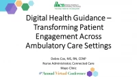 Thumbnail for Digital Health Guidance: Transforming Patient Engagement Across Ambulatory Care Settings