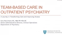 Thumbnail for Team-Based Care in Outpatient Psychiatry: A Journey in Transforming Care and Improving Access