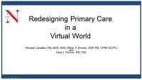 Thumbnail for Redesigning Primary Care in a Virtual World