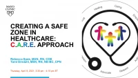 Thumbnail for Creating a Safe Zone in Health Care using C.A.R.E.