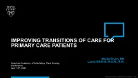 Thumbnail for Improving Transitions of Care for Community Patients: The Registered Nurse Clinical Liaison