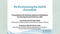 Thumbnail for AACN Essentials: Re-Envisioning Nursing Education for Practice /// An Invitation to Rest and Restore