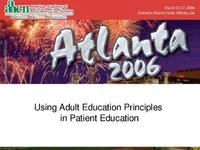 Thumbnail for Using Adult Education Principles in Patient Education