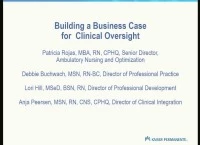 Thumbnail for Building a Business Case for Clinical Oversight