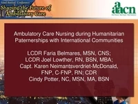 Thumbnail for Ambulatory Care Nursing during Humanitarian Paternerships with International Communities